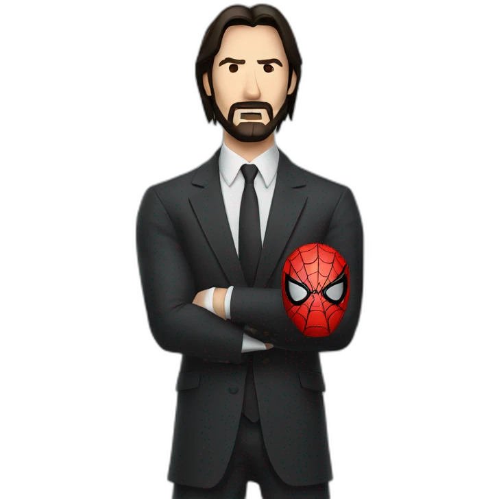 spiderman as john wick emoji