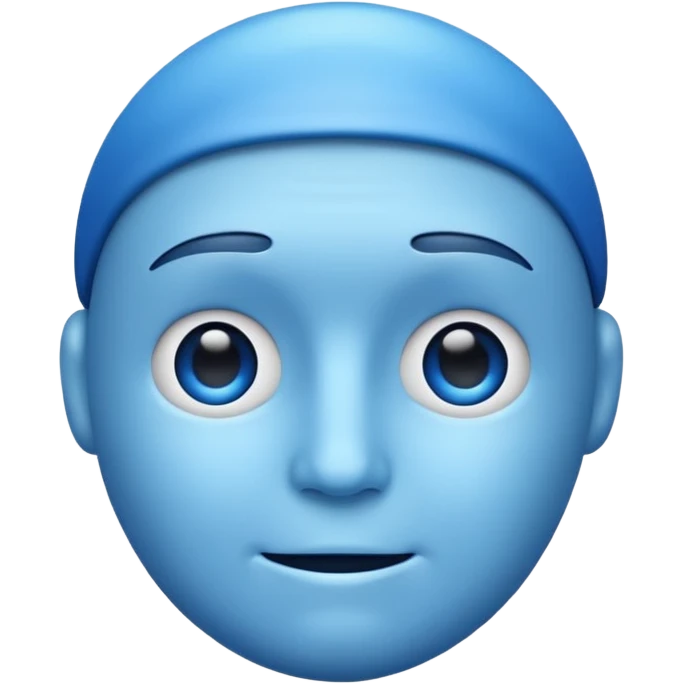 oohh blue face emoji emoji