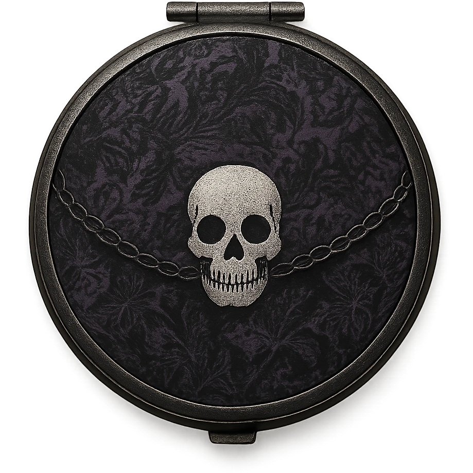 emo style compact mirror emoji