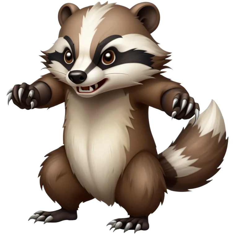 angry Badger full body emoji