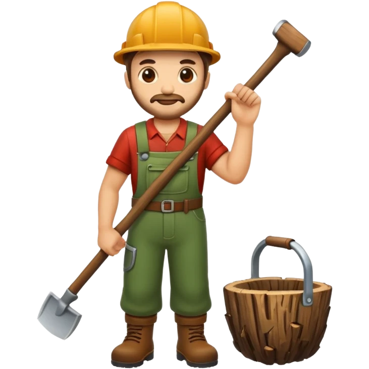 woodcutter emoji