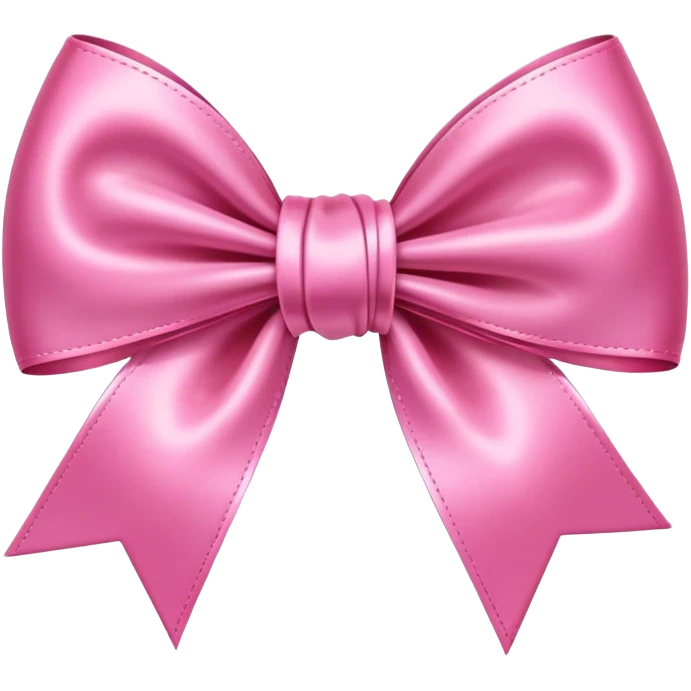 Pink bow emoji