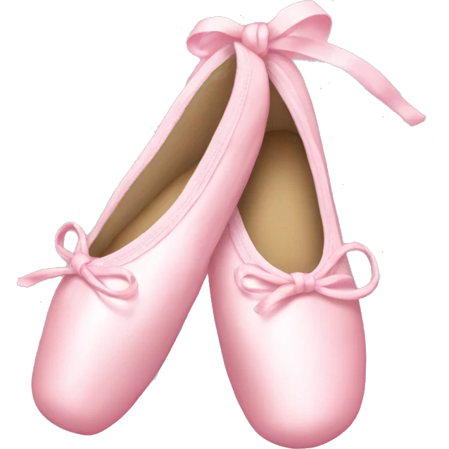 pastel pink ballet shoes emoji