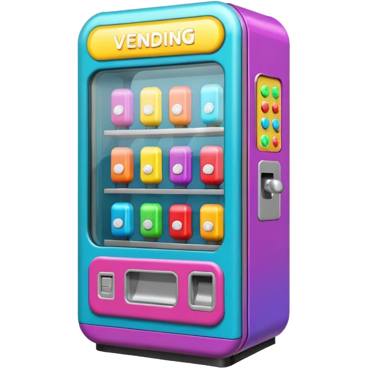 vending toy machine emoji