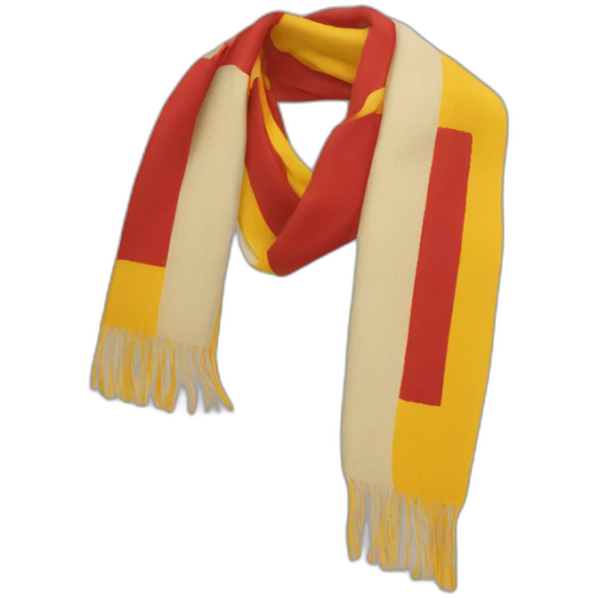 Red and yellow Scout scarf emoji