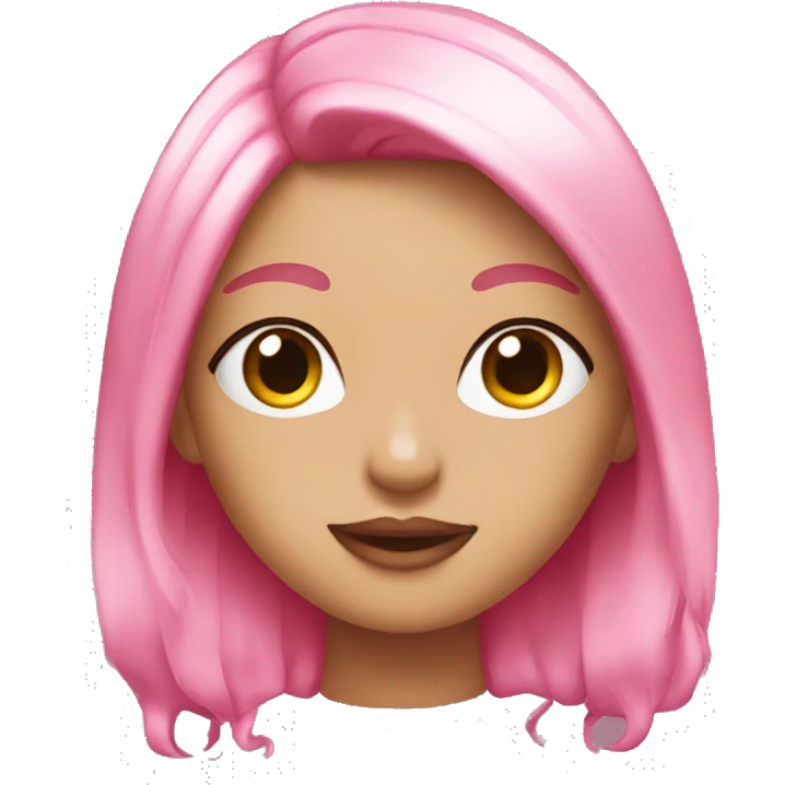 Girly pink emoji