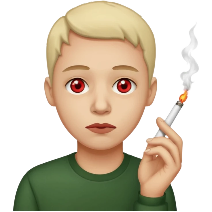 Emoji cansado mariguano emoji