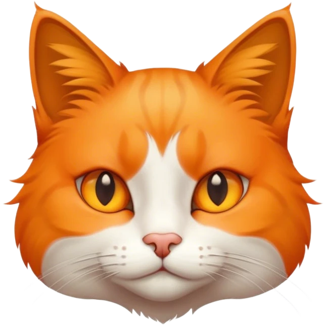Calm cat emoji