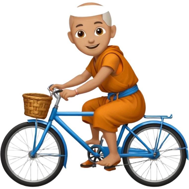 monk on bike emoji