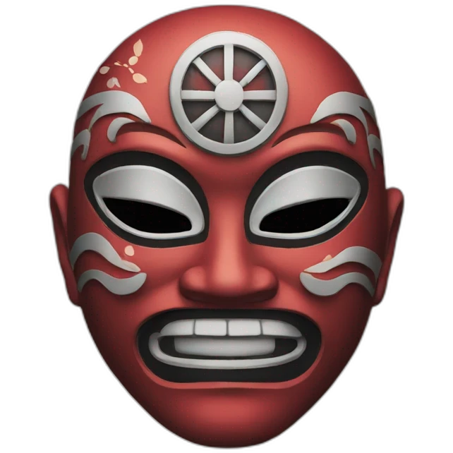 Japan mask tattoo emoji
