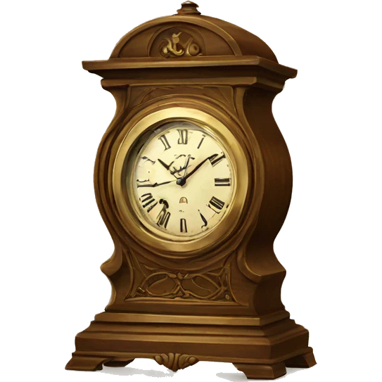 vintage clock emoji