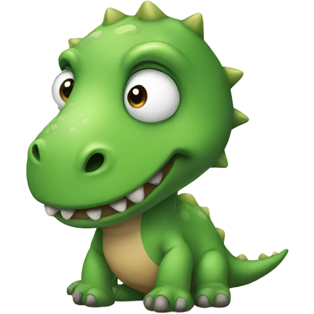 Sad dinosaur emoji