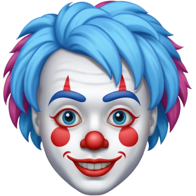 Palhaço azul emoji