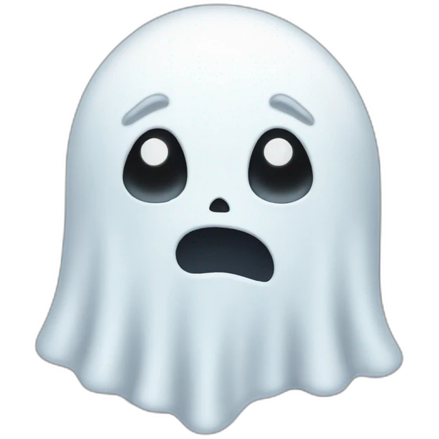 sleepy ghost emoji
