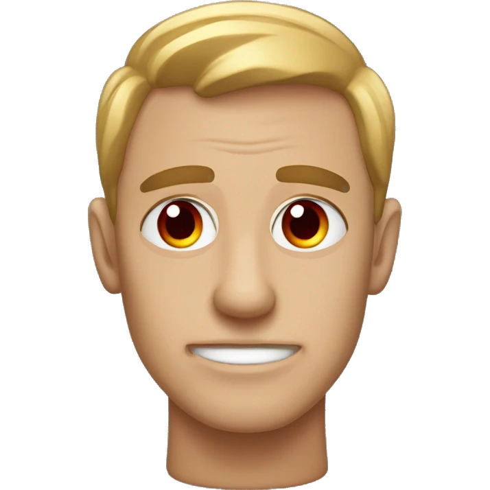 super homelnader from "the boys" series with red eyes  emoji