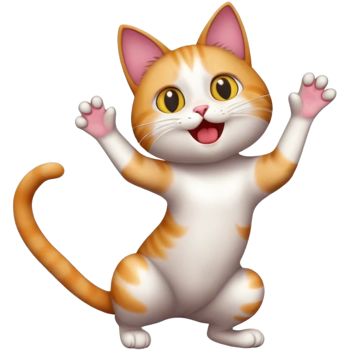 Cat doing a. Trick emoji