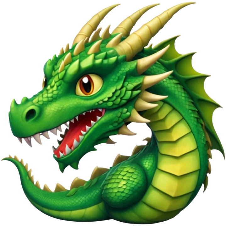 Un dragon emoji