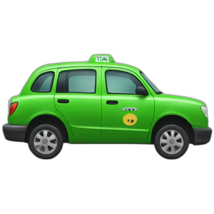 green taxi emoji