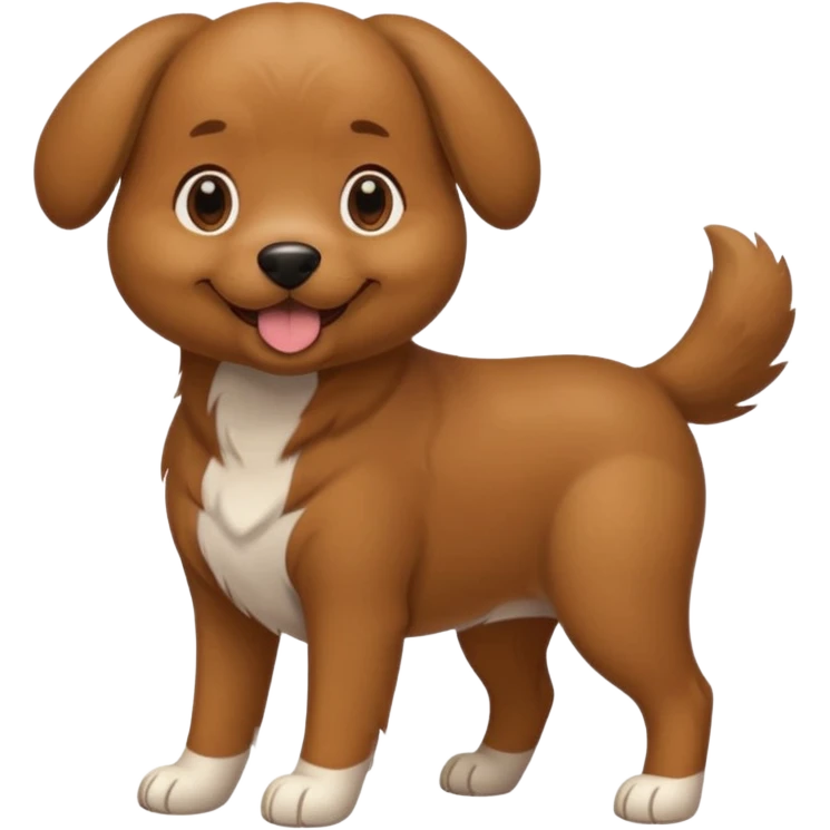 Dog give first bump emoji