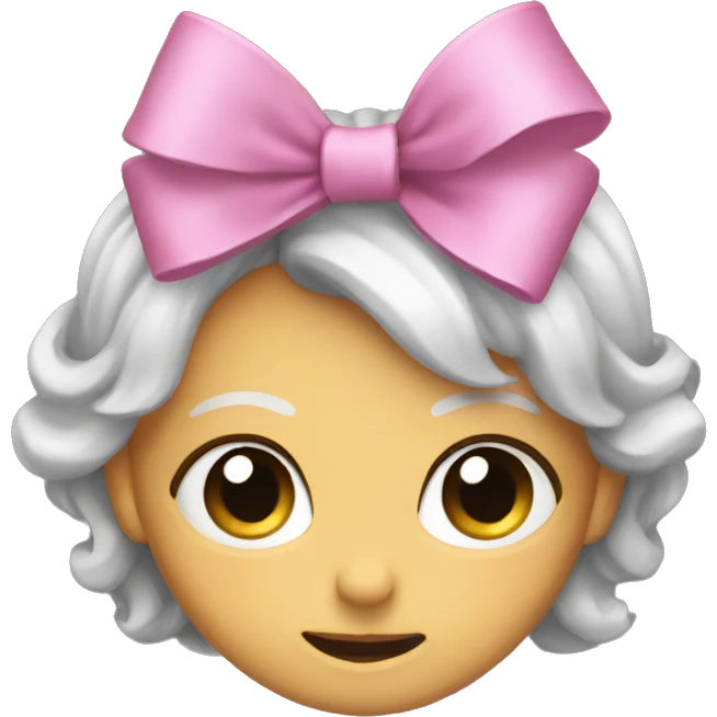 Black bow emoji