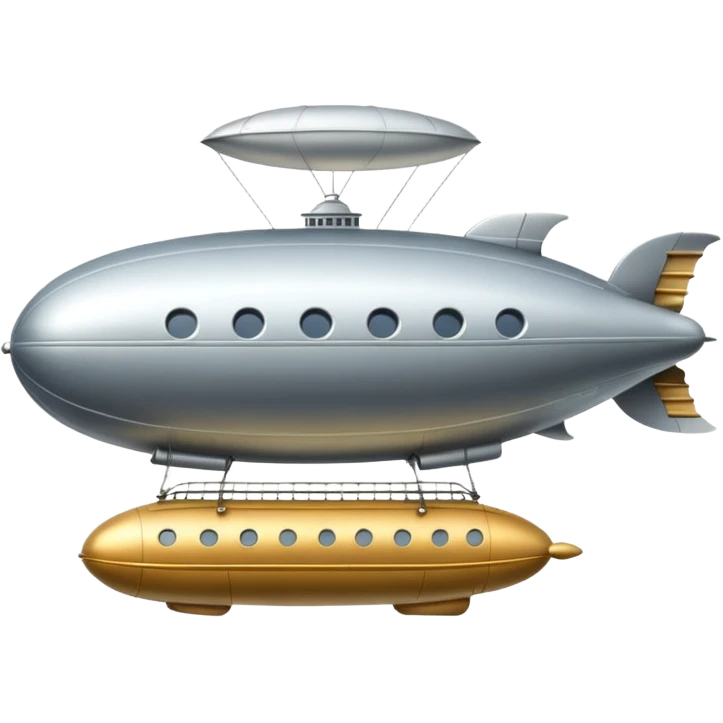 flying zeppelin  emoji