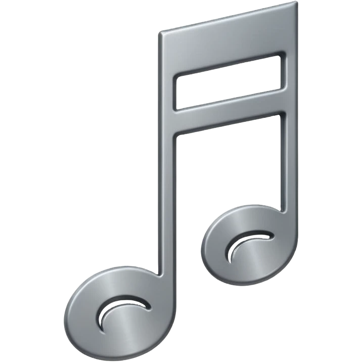 mac os music note metal mute sound emoji