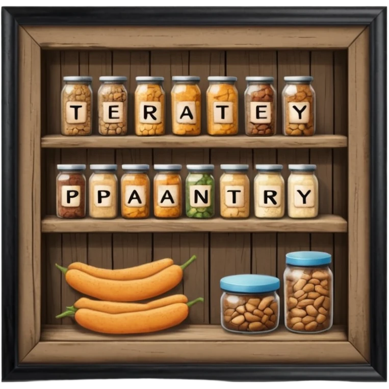 A food pantry with the words The Pantry written on it emoji