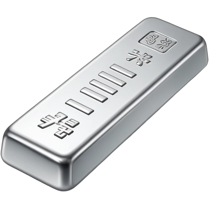Silver bar with Chinese and English etymology pairs emoji