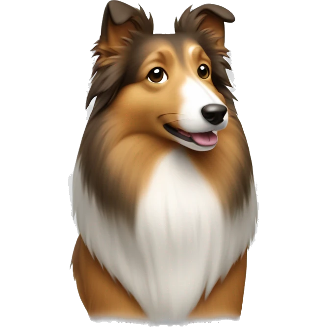 Shetland sheepdog emoji
