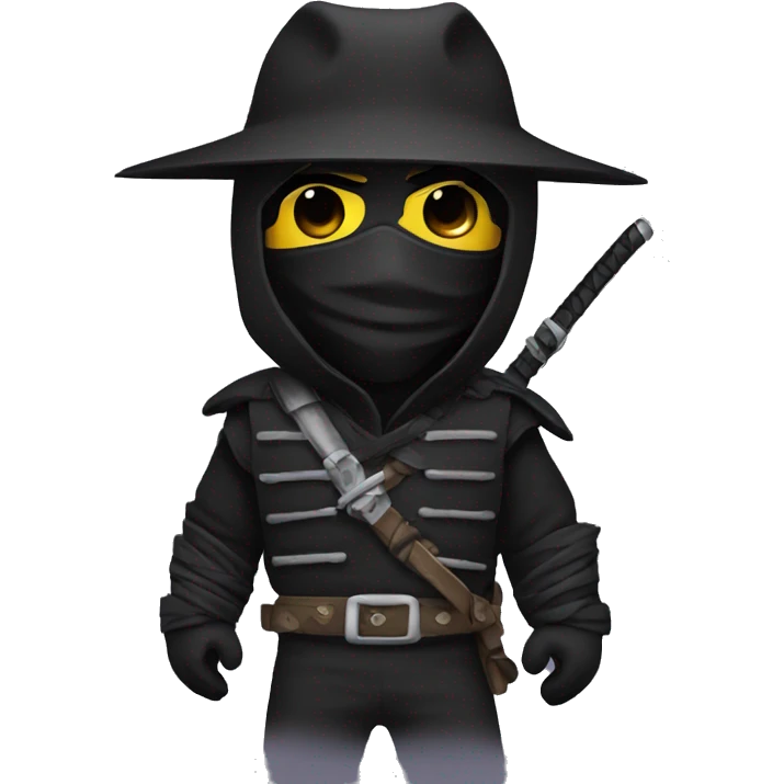 Bandido ninja emoji