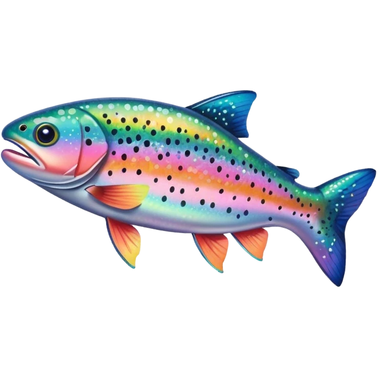 Rainbow trout emoji