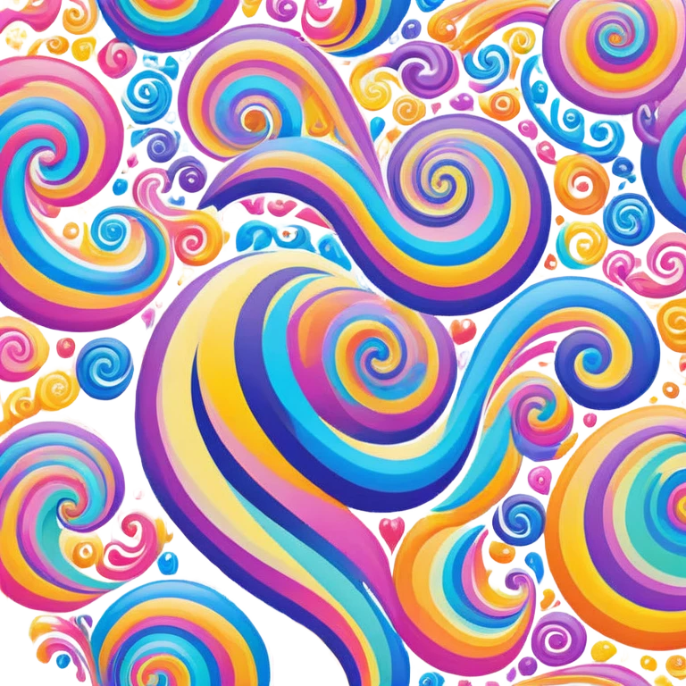 psychedelic pattern emoji