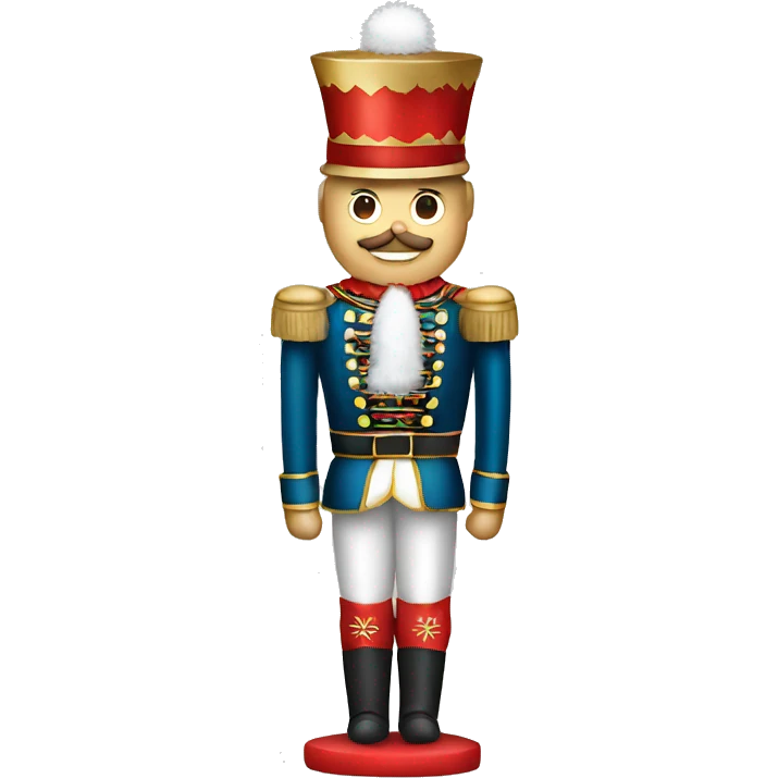 cute christmas nutcracker full body emoji