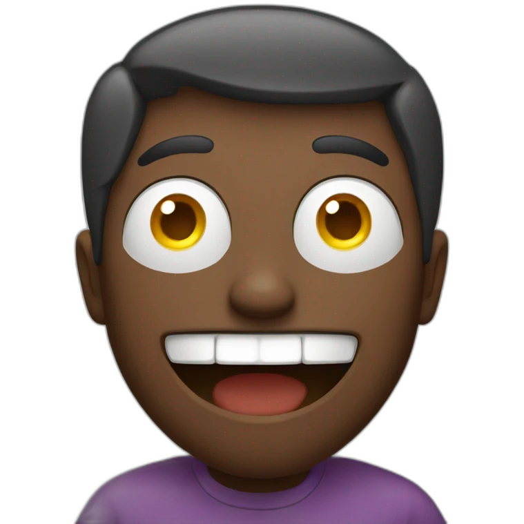 excited man with star eyes emoji