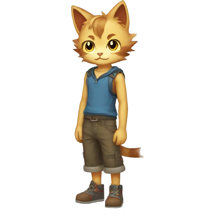 Catboy-Fakémon full body emoji