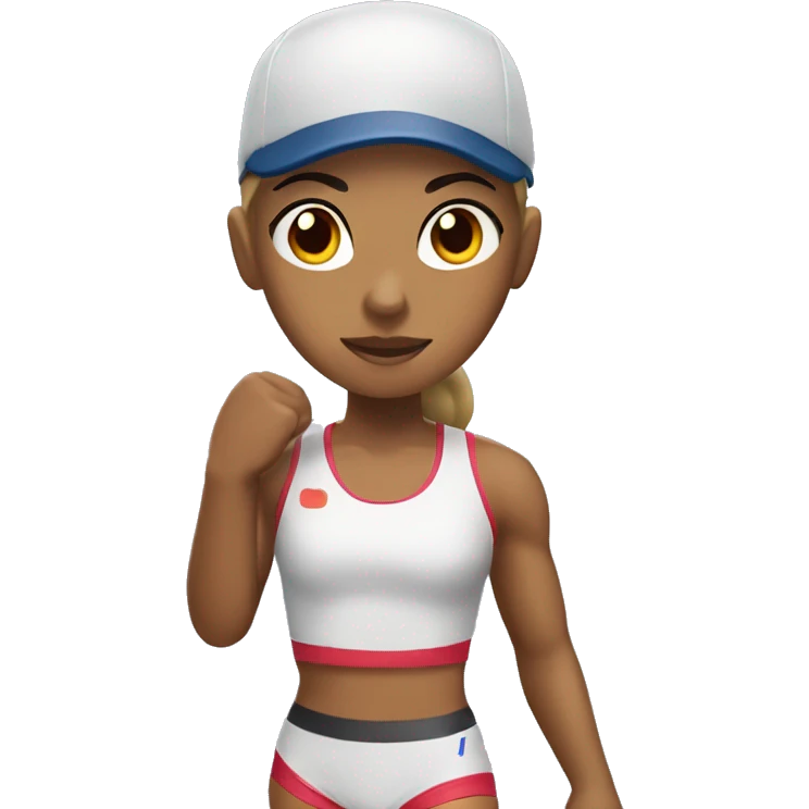 Chica atleta corredora  emoji