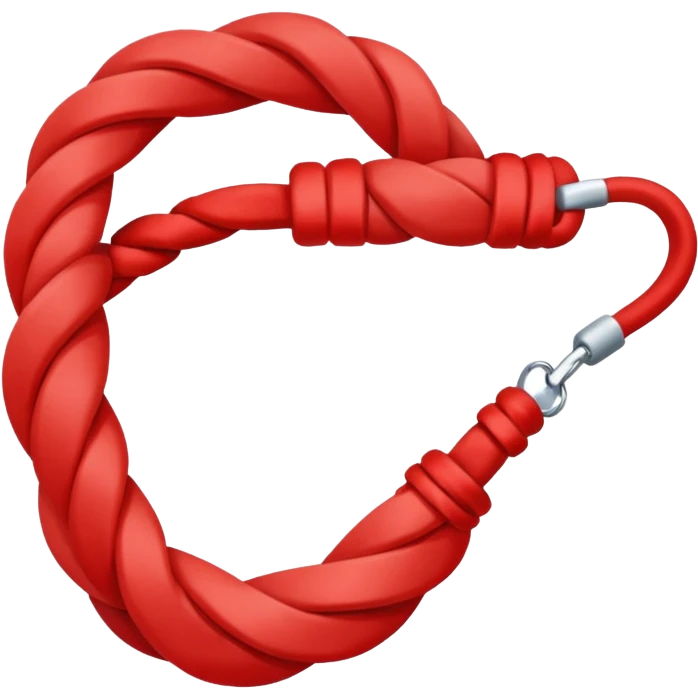 Red rope emoji