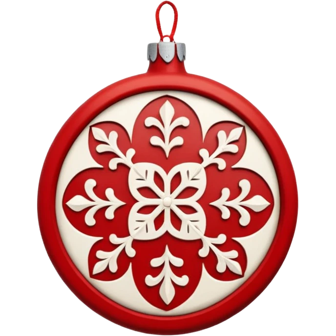 festive ornament scandinavian  emoji