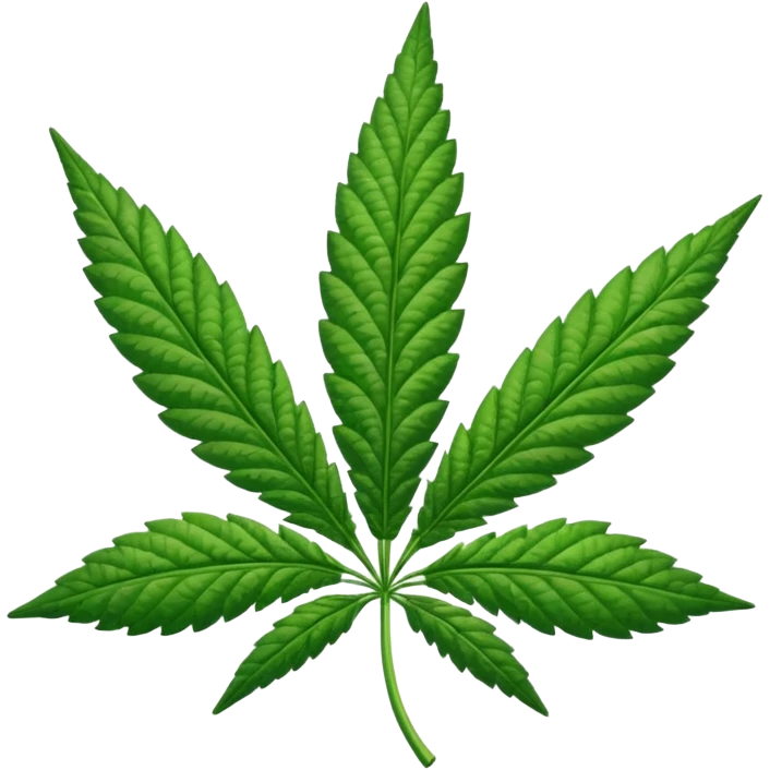Marihuana hoja emoji
