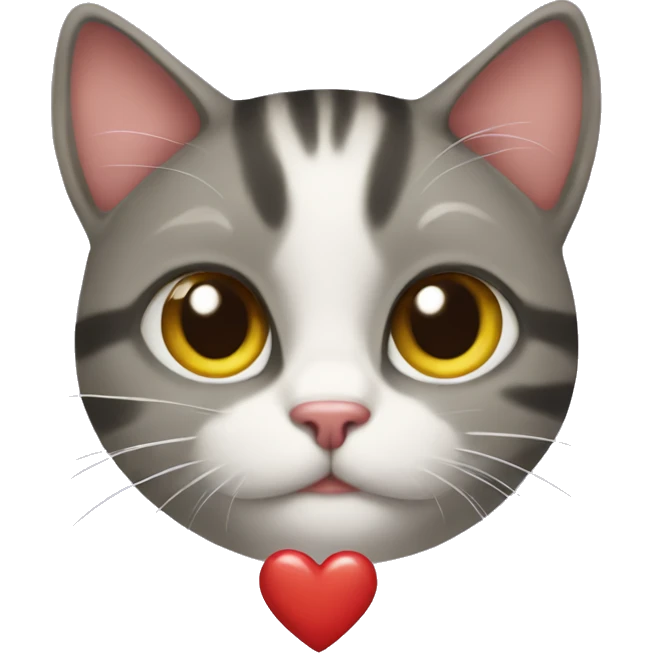 heart with cat emoji