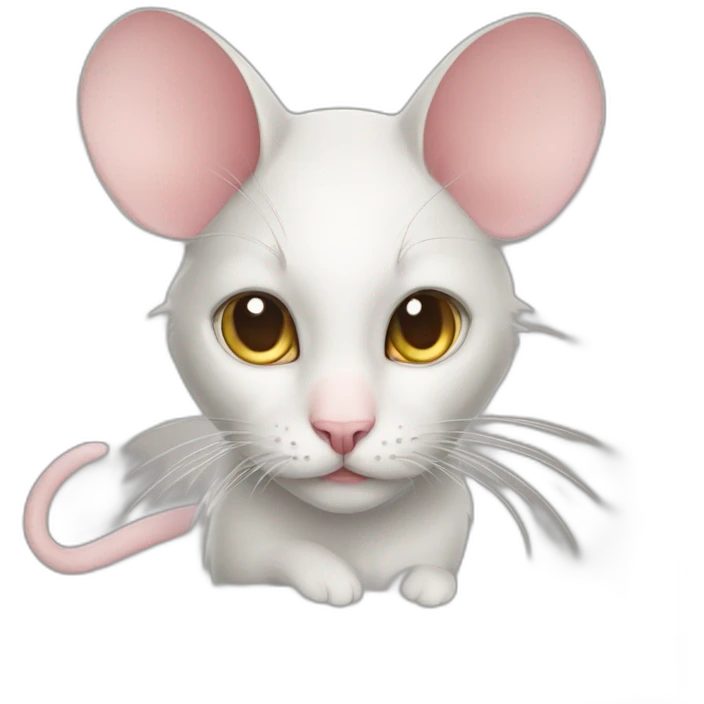 Mouse cat emoji