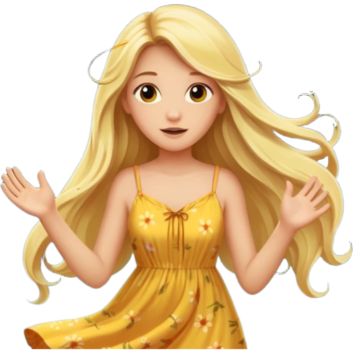 Hot blonde chasing a fire fly with “oh look a firefly” emoji