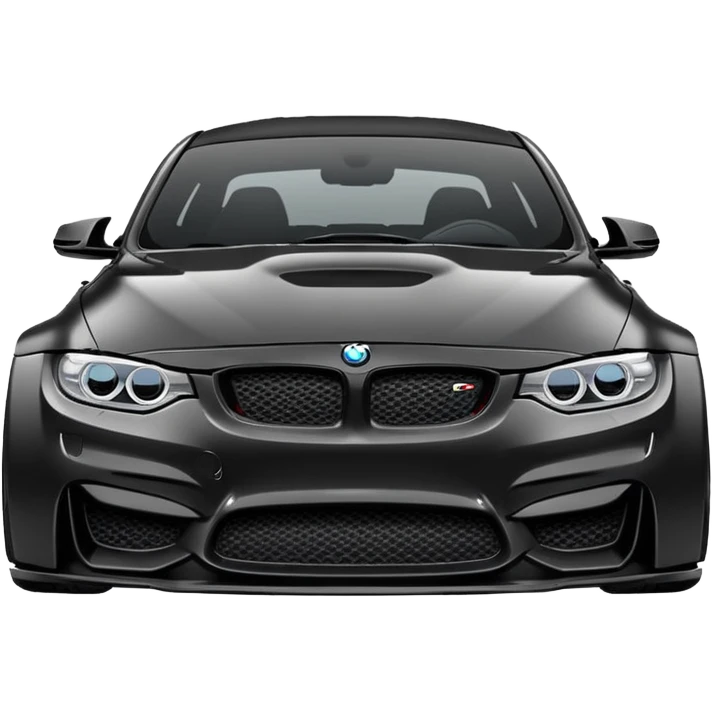 M3 g80 black with a body kit emoji