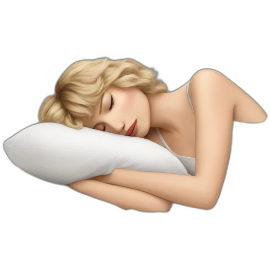 Taylor Swift sleeping emoji
