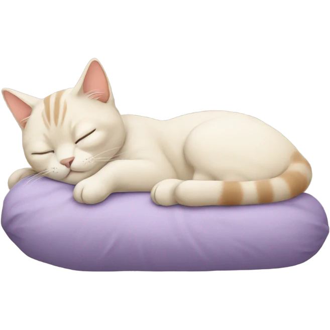 Cat sleeping  emoji