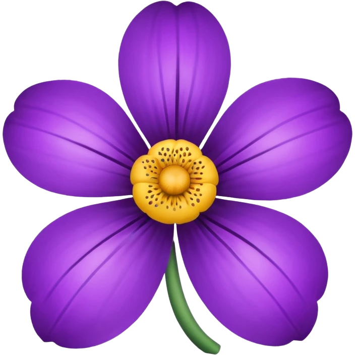 Violet flower emoji