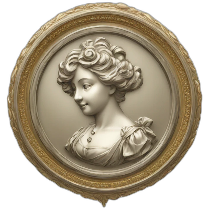 Victorian era medallion emoji