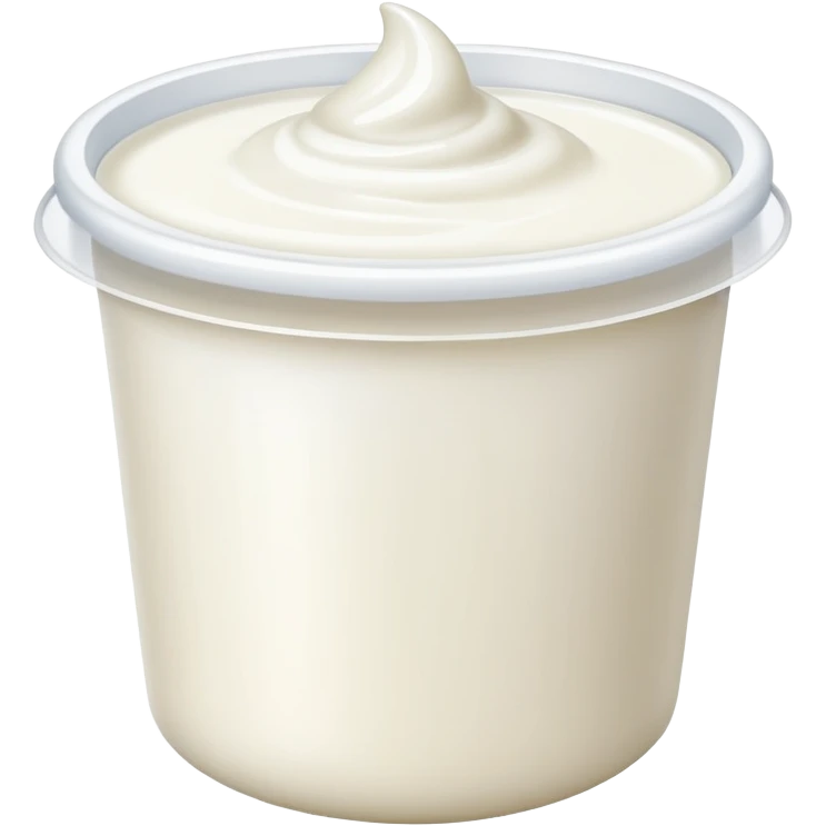 closed yogurt emoji
