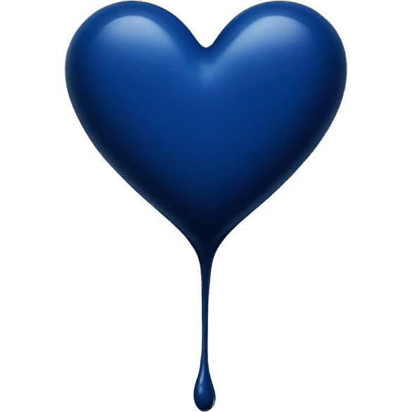dark blue heart emoji