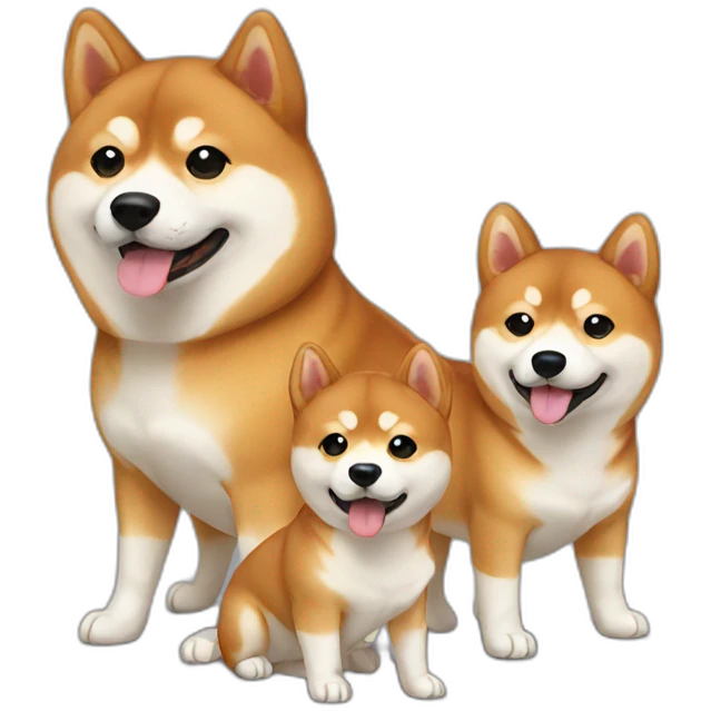 shiba-family emoji